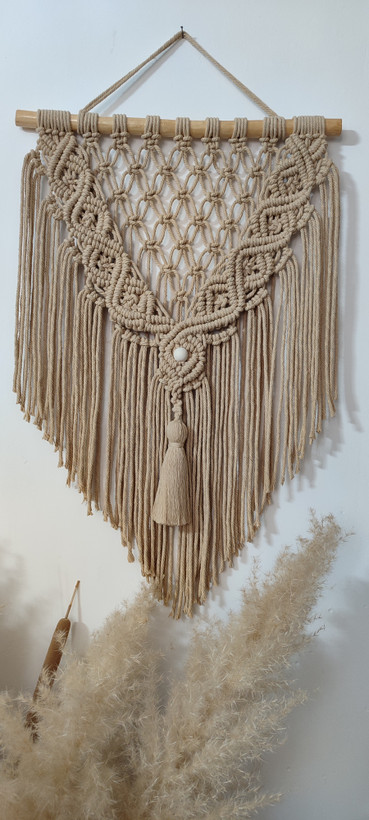 دیوارکوب مکرومه